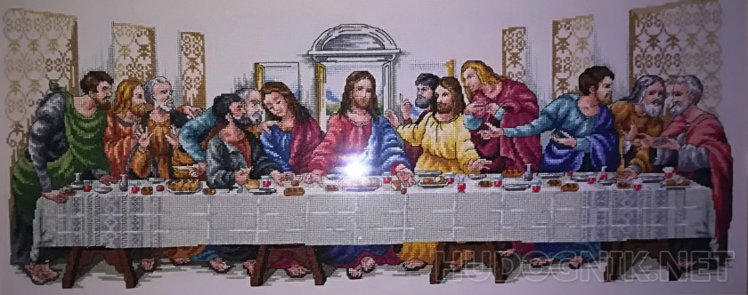 The last supper.