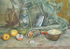 Still life on the military theme