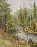 The painting "Weeni Creek" 40 x 50 x V. Shvetsov,M. 2018