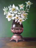 Vintage narcisos en un florero (copia)