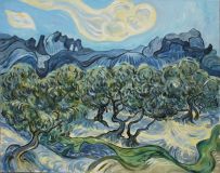 Una copia de van Gogh. Los olivos de la Toscana