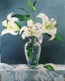 Lilies in a vase.