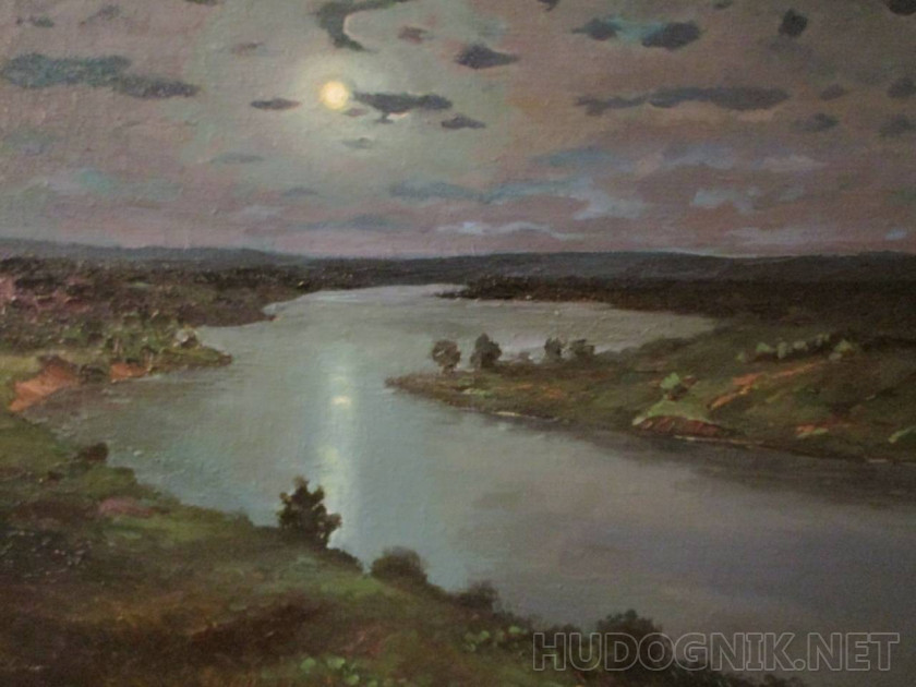 Лунная ночь над рекой