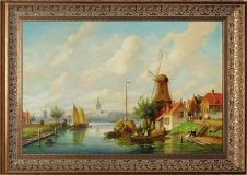 Dutch landscape with a windmill (copy)