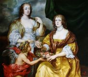 Portrait of lady Elizabeth Thimbleby and Dorothy viscountess Andover