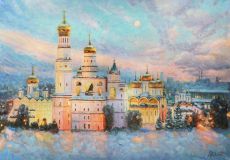 The frosty beauty of the Kremlin