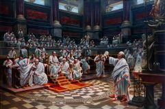 Выступление Цицерона против Катилины в Сенате