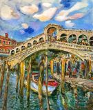 Венеция. Мост Риальто.  Пейзаж