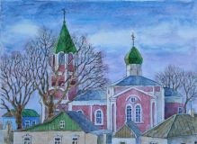 Белгород. Крестовоздвиженский храм весной