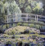 A copy of Monet's the Japanese bridge