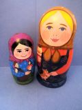 Russian folk nesting doll.