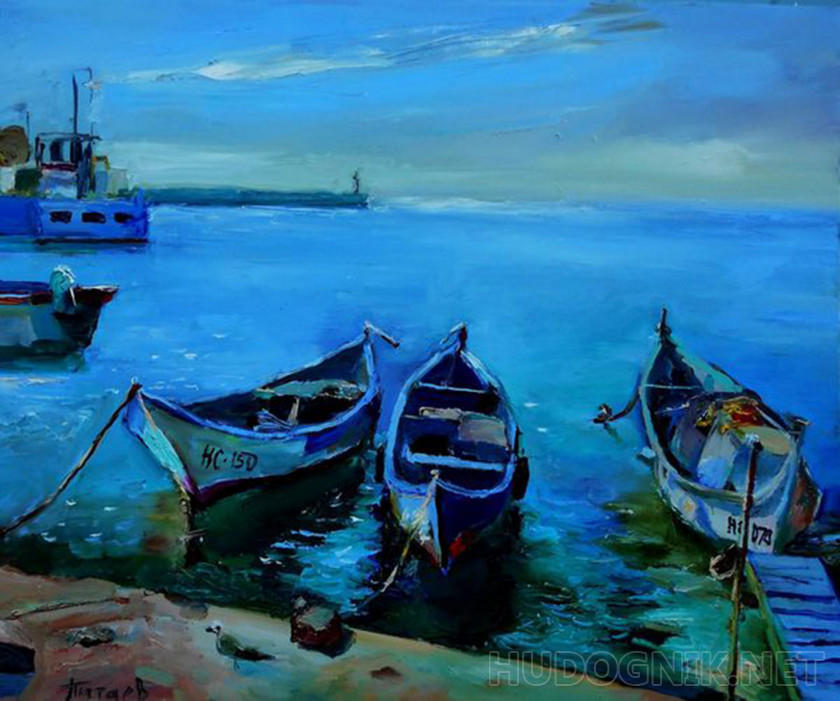 Лодки в порту Несебра
