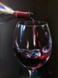 A glass of Bordeaux