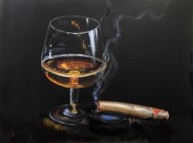 Cognac and cigar