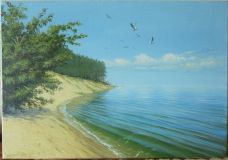 Bay on the Curonian spit