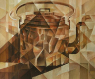 Copper kettle. Kubofuturizm