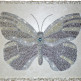 "Серебряная бабочка" Ювелирно–декоративная картина