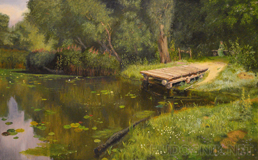 Overgrown pond, Polenov