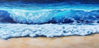 Голубая морская волна