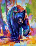 Яркий медведь