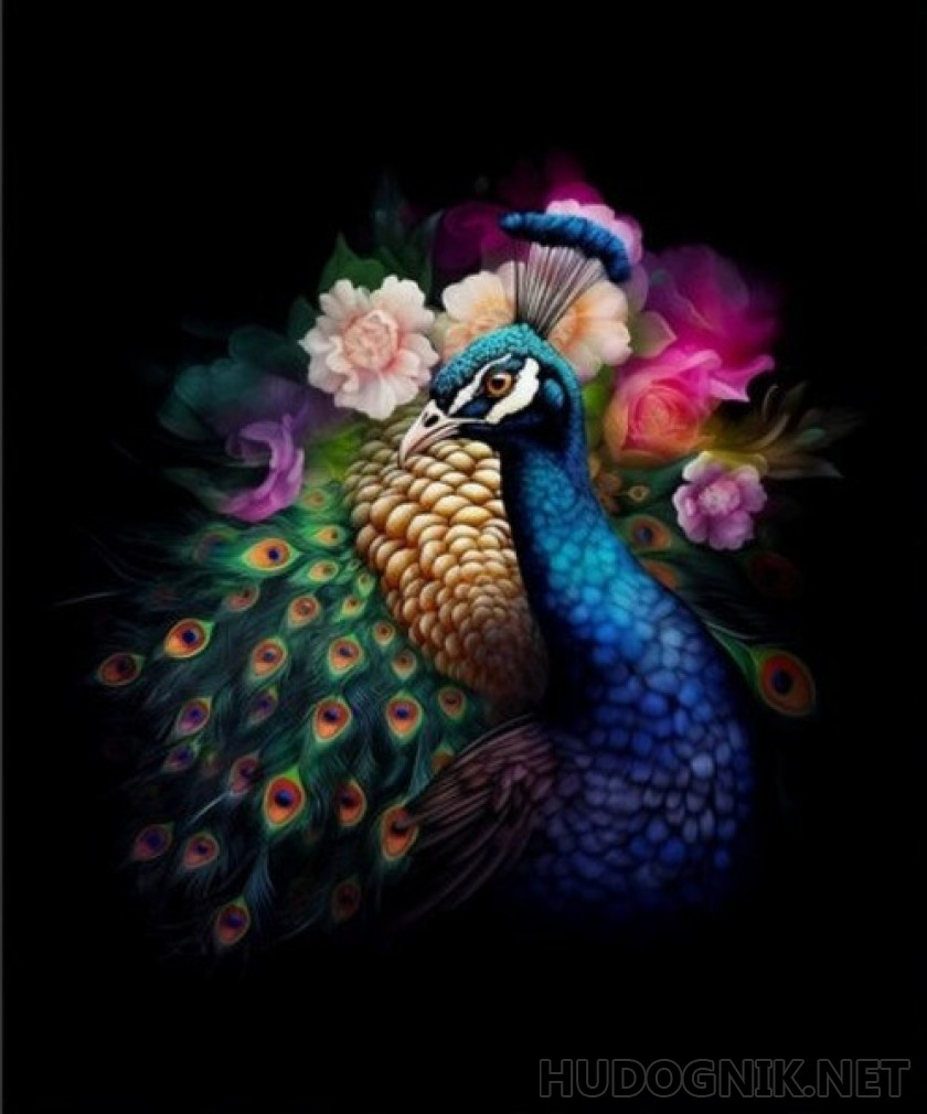 Bright peacock