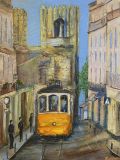 Желтый трамвай Лиссабон