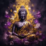 Текстурная картина Будда
