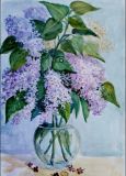 lilac in a vase