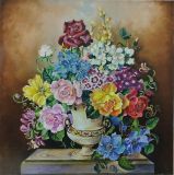 Копия картины Гарольд Клейтон Букет цветов
