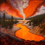 Tierra viva-el Nacimiento de Un nuevo mundo en la caldera de Yellowstone