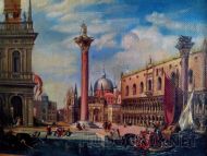 Пейзаж маслом города Венеции