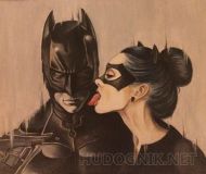 Картина маслом на холсте - Бэтмен