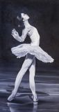 Ballerina. Dance of the White Swan