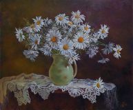 Jug of daisies