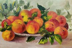 Still life with apples