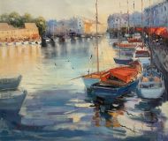 Boats in the port. Sketches N2