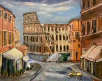 Roman holiday painting