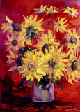 Bouquet of sunflowers