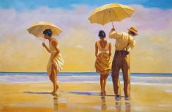 Copy of Jack Vettriano's painting. Hot Afternoon