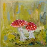 "Mushrooms in the Forest"