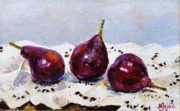 red pears