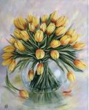 Yellow tulips