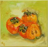 "Still life. Persimmon"