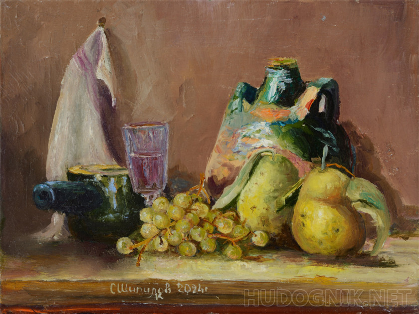 Grapes and pears