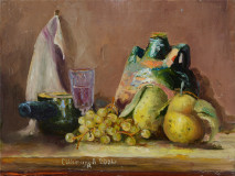 Grapes and pears