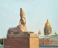 Sphinxes on the University Embankment