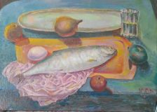 Still life with herring