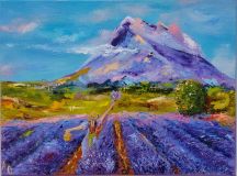 "Landscape. Lavender field"