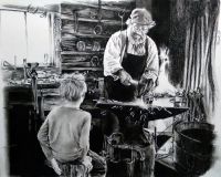 Grandson of a blacksmith