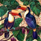 Toucans and Purple Berries